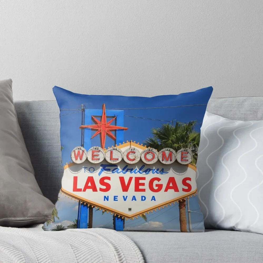 

Las Vegas Throw Pillow Pillows Aesthetic Ornamental Pillow