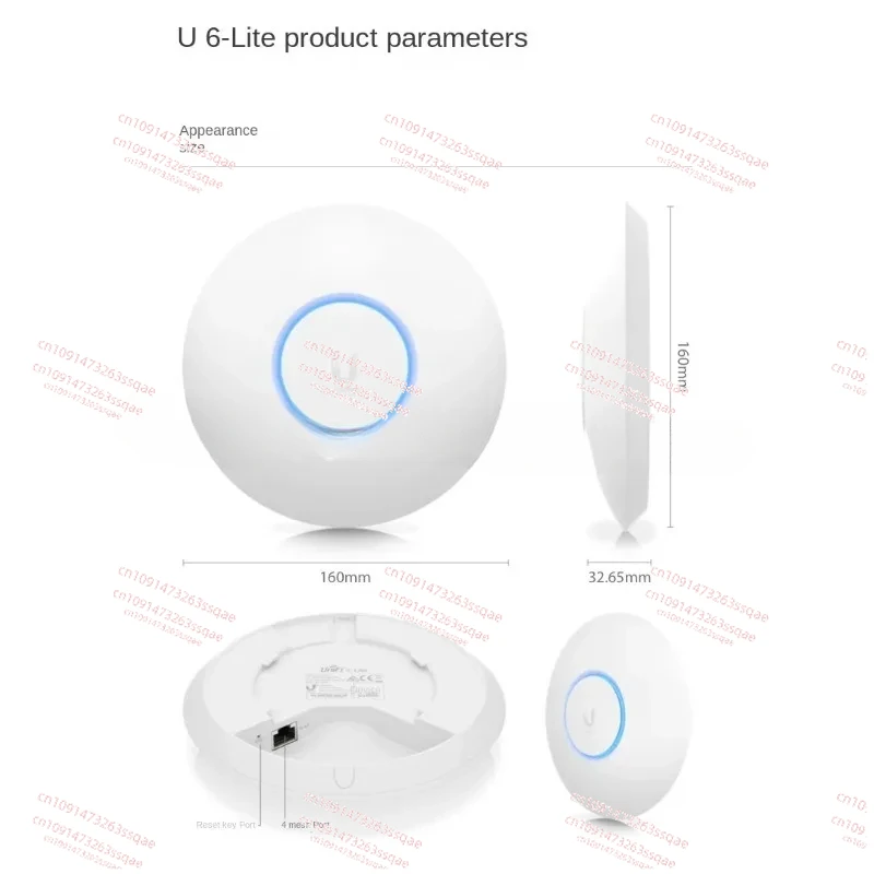High-Power Gigabit Dual-Frequency Ceiling AP Unifi U6-Lite LR Pro