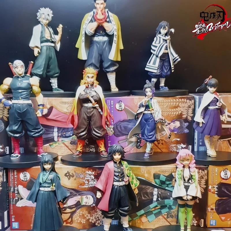 

16cm Newest Anime In Stock Bandai Original Demon Slayer Kamado Tanjirou Action Figures Pvc Model Toys Collection Doll Cool Gifts