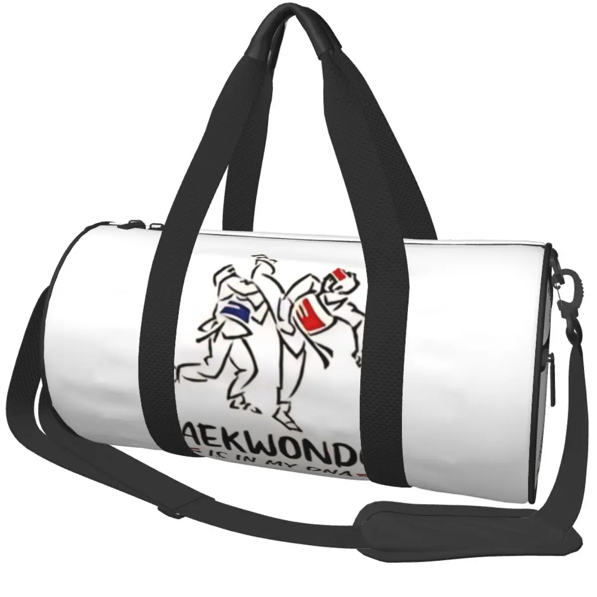 Taekwondo (1) Sport Bags Large Capacity Gym Bag Weekend Male Female Pattern Handbag Training Colorful Fitness Bag