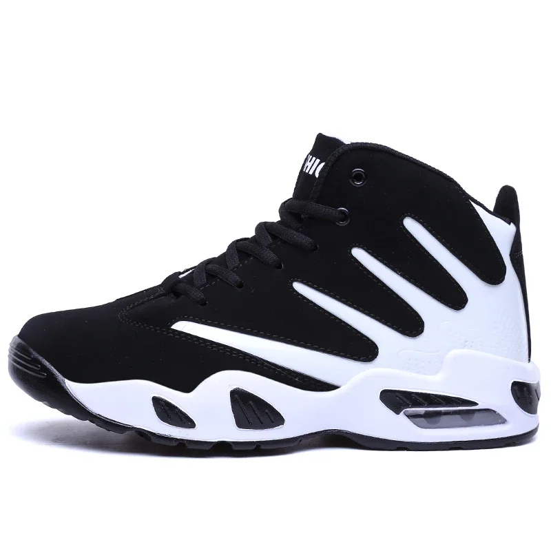 Nuevas botas de baloncesto para hombre, zapatillas deportivas acolchadas informales atléticas, zapatillas profesionales de alta calidad, zapatillas de baloncesto de entrenamiento usables