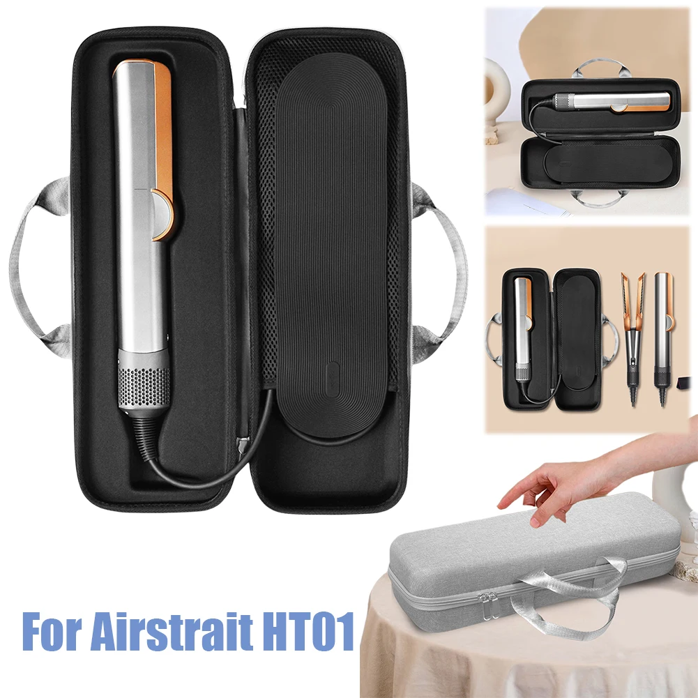 

EVA Travel Case Anti-Scratch Protective Storage Case Anti-Drop Portable Storage Bag for Dyson Airstrait HT01 Hair Straightener