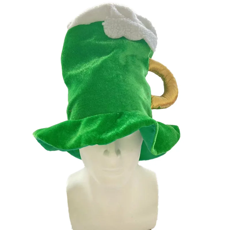 Gorra de modelado de taza de cerveza divertida, Copa Mundial, sombrero de cerveza, sombrero de Bar, Carnaval, Halloween, Carnaval, accesorios de fiesta nocturna