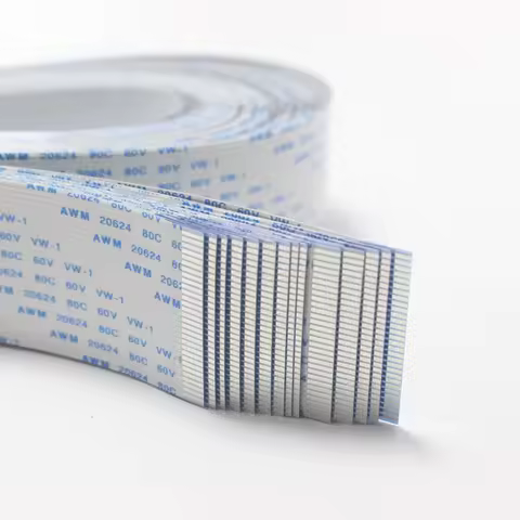 1pcs 1m Flat flexible cable FFC FPC LCD cable AWM 20624 80C 60V VW-1 FFC-1.0MM 4~60P for Drawer Calmshell Plug Connector