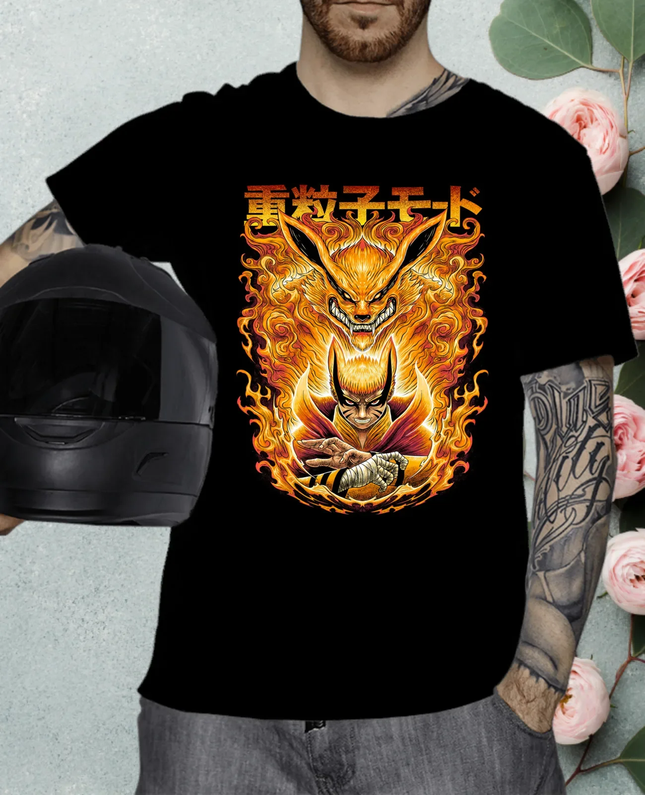 Рубашка с изображением черного клевера и лисы, Аниме Манга астаста Юно, унисекс футболка, футболка всех размеров