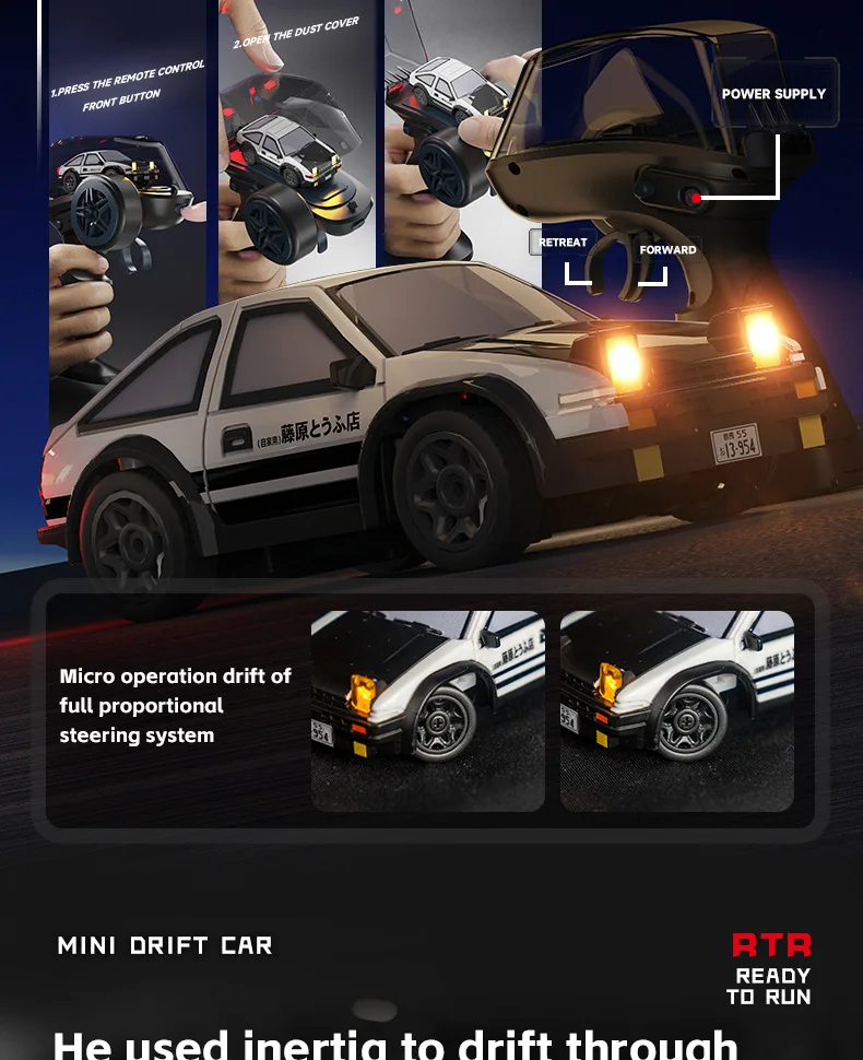 KF20 1:64 Mini RC Drift Car – detail image 23