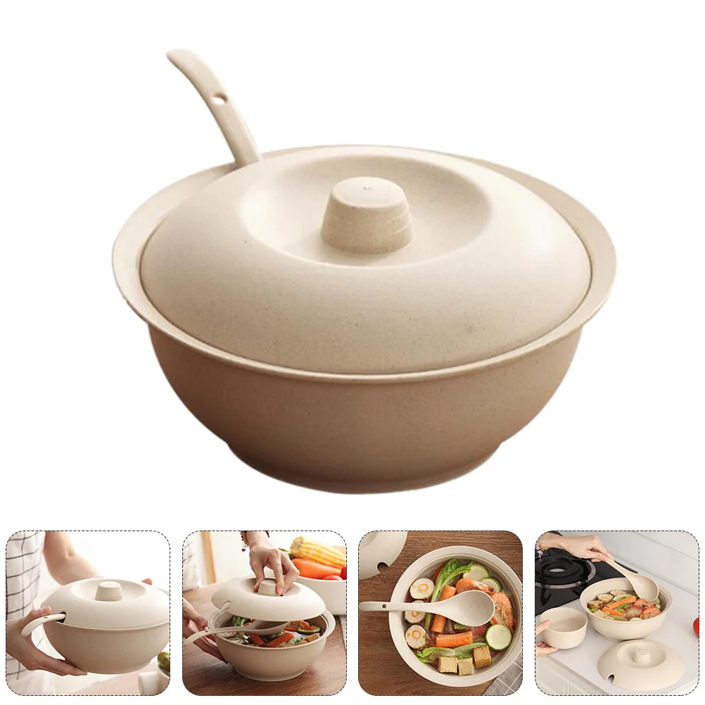 

Cooking Spoon Set Food Containers with Lids Cover Bowl for
