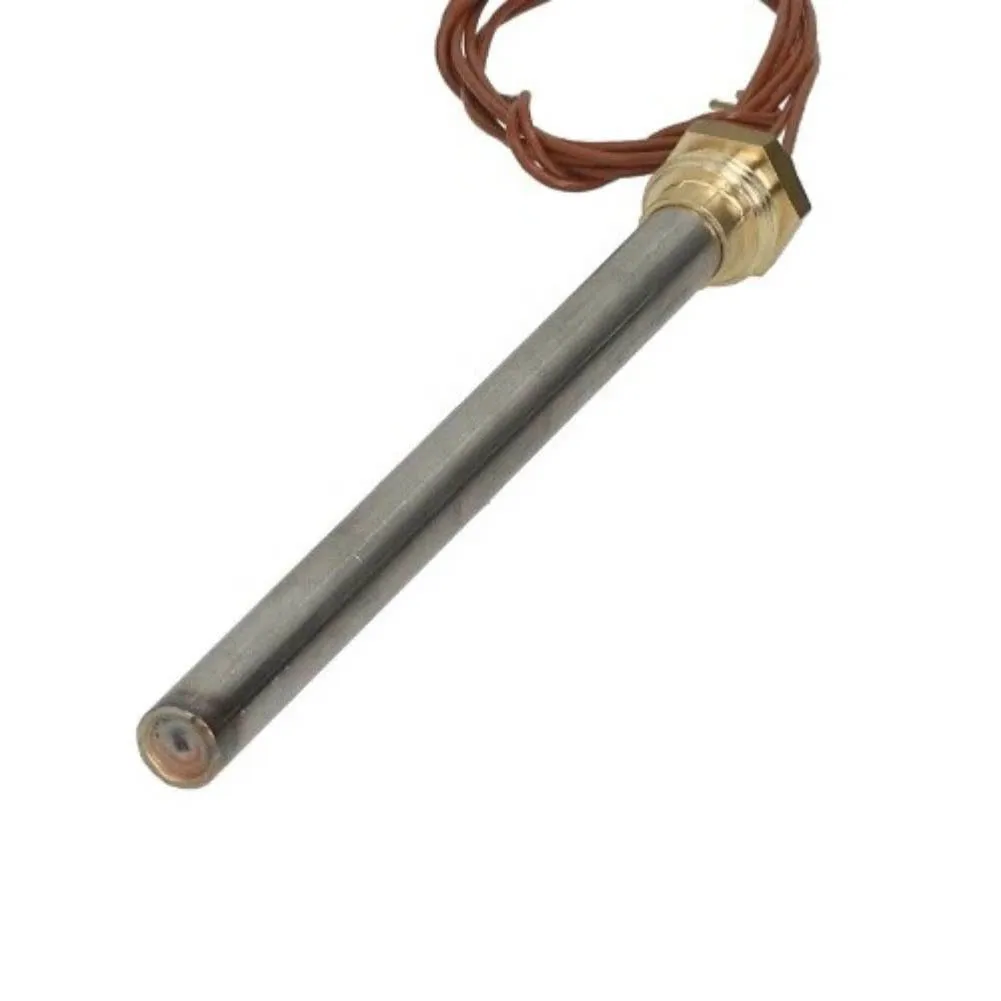 250W 230V Pellet Stove Igniter Stainless Steel 10mm x 150mm 3/8 inch Thread 500mm Cable Compatible with Rika Memo Visio