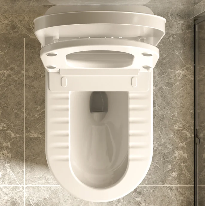 Small Apartment Smart Toilet Remote Control Heated Seat Automatic Deodorization Floor Mounted Ceramic Squatting Waterless view 5