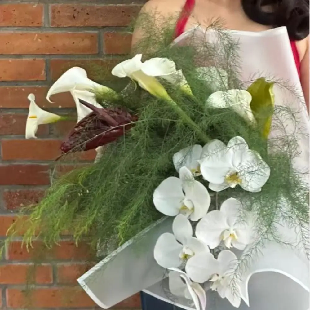 100cm Artificial Reed Grass Branches Real Touch Handmade Simulation Reed Grass Plants Elegant Realistic Fake Green Plants