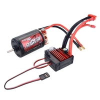 SURPASS HOBBY Combo 80A ESC Brushed Motor ESC 5-Slot 550 Waterproof For Tamiya Kyosho TRAXXAS Wltoys 1/10 RC Car