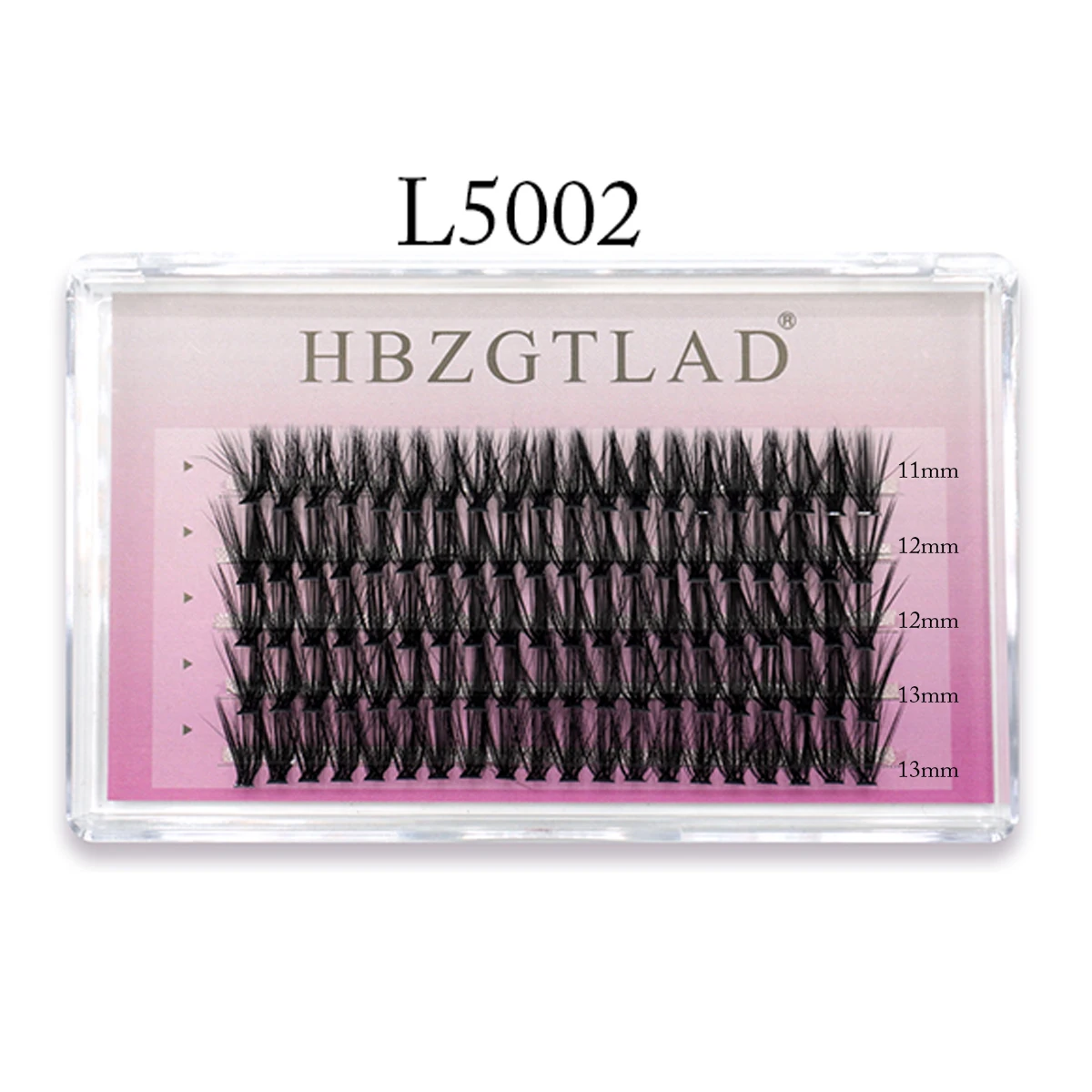 NEW 5 rows C/L Curl Super Cluster Eyelash Extension Natural Mink Eyelash Individual Segmented Lashes Makeup Tools Cilias Volume