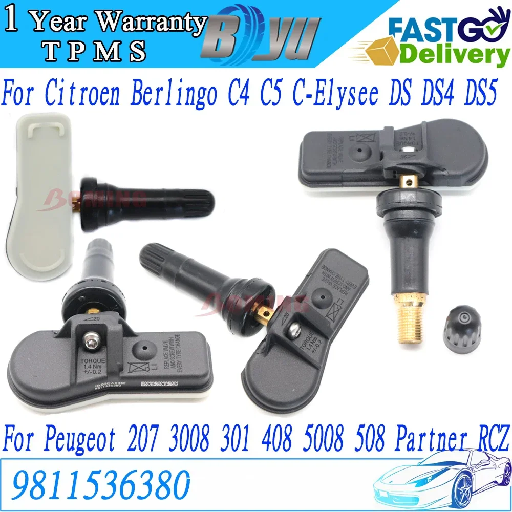

Новый автомобильный датчик давления в шинах TPMS для Peugeot 3008 T84 307 301 408 508 T5 T7 5008 T87 RCZ 9673860880 433 МГц 9811536380