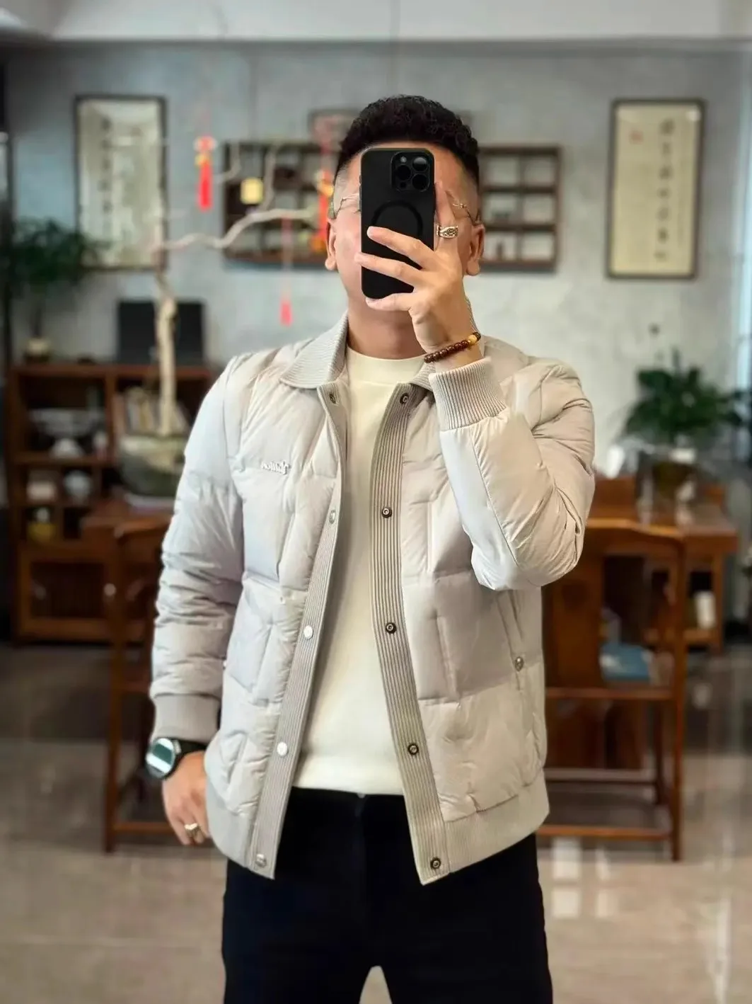 

Мужская осенне-зимняя новинка: пуховик с откидным воротником, модный, универсальный, удобный, высококачественный, приталенный, удлиненный...