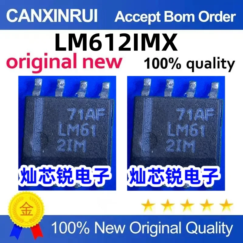 （10 pieces）LM612IMX LM612IM LM612 SOP-8 Comparator Chip