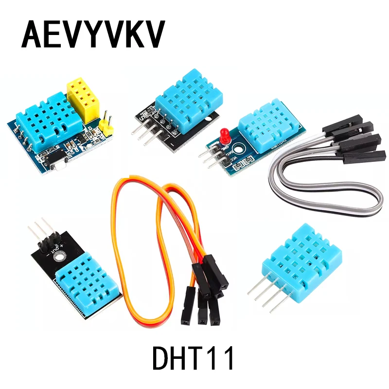 DHT11 Sensor Modules 3.3V-5V Digital Temperature and Humidity Sensor DHT11 3-Wire Ultra-low Power Module For Arduino DIY Starter