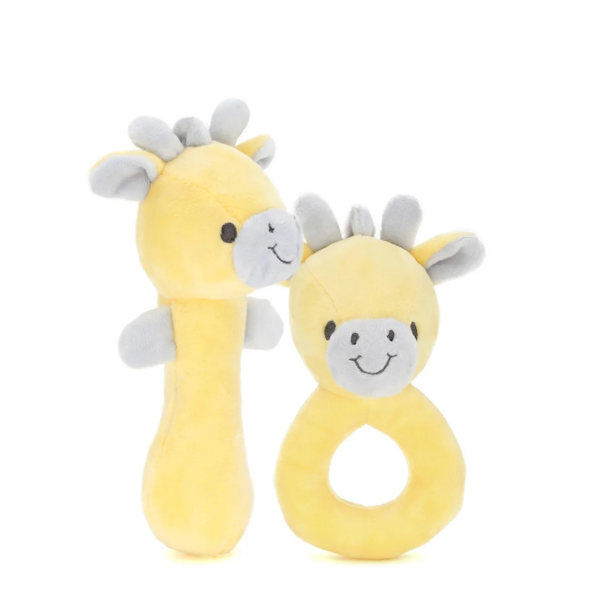 2 stuks pluche hand gevulde cartoon herten educatief voor baby peuter pasgeboren speelgoed