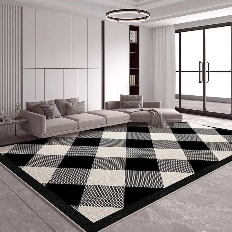 

Modern Minimalist Area Rug: Light Luxury for Living Room Under Sofa Coffee Table