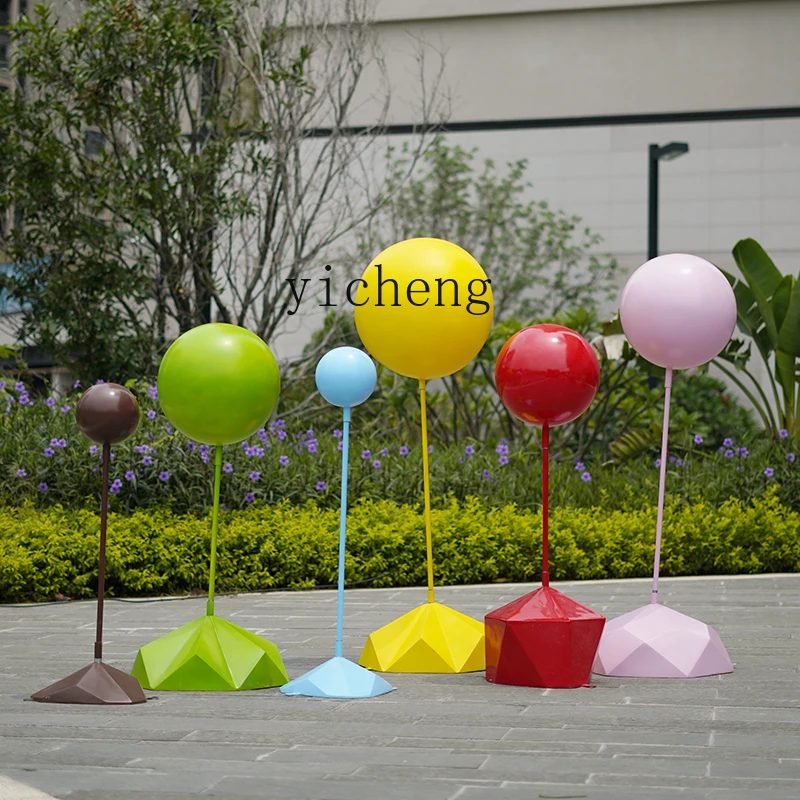 

ZC Outdoor Simulation Balloon Large Ornament Garden Scenic Area Shopping Mall Store Festival Floor Decoration Crafts