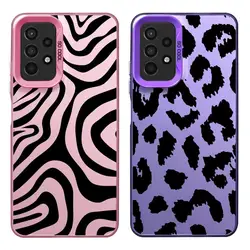 Black Leopard Phone Case for Samsung Galaxy A71 A72 A73 A10 A51 A30 A52s A20s A05 A03 Core A50 A20 A31 A21s Soft Cover