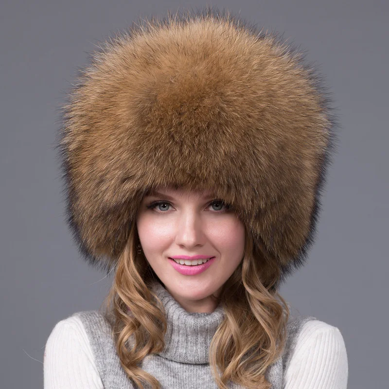 

Whole skin fox fur hat, winter new model, fox fur grass hat, children's fur hat, European and American foreign trade hot selling