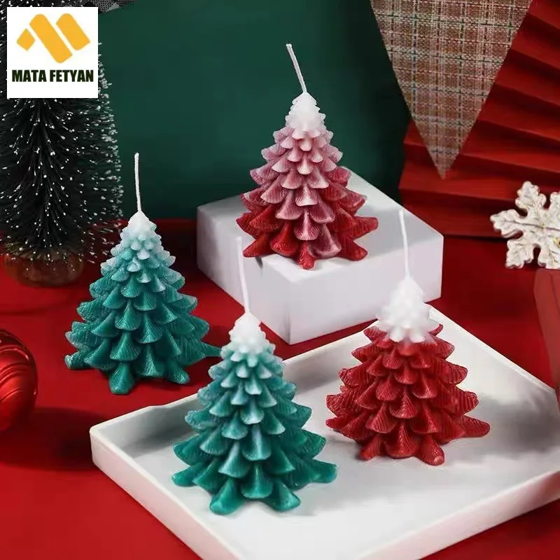 

Creative Christmas Tree Atmosphere Decoration with Hand Gift DIY Handmade Christmas Aromatherapy Candles