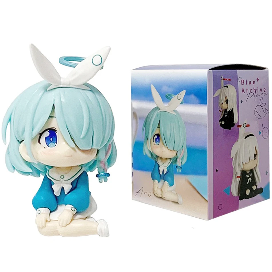 Op voorraad Blauw Archief Plana Arona Figuur PVC Anime Verzamel Anime Karakters Ornamenten Leuke Cartoon Festival Kerstcadeau