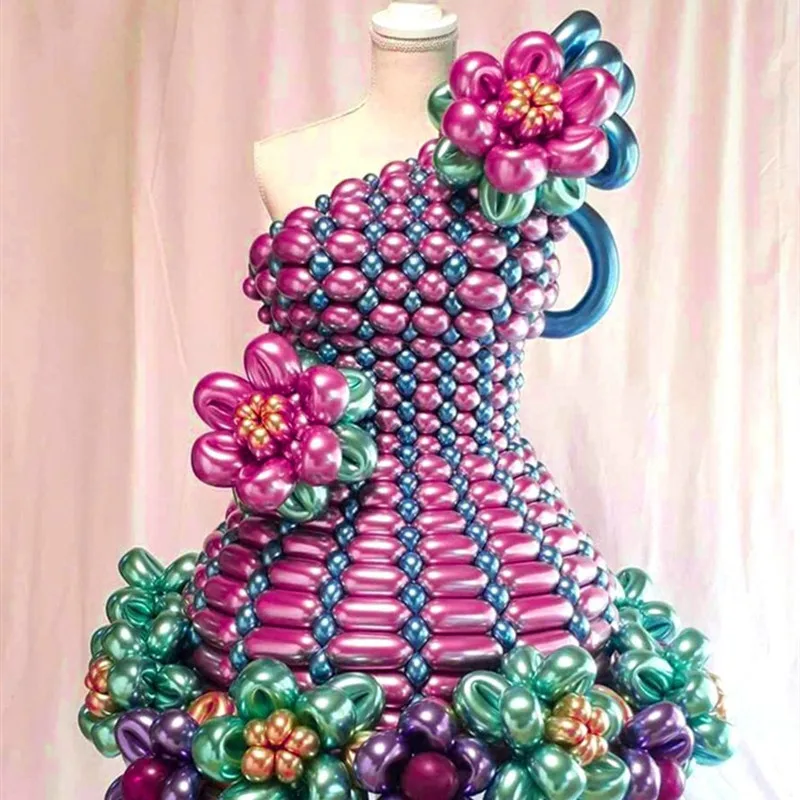 

Metal Magic Strip Balloons Wholesale Metal Thickening Magic Balloons Creative DIY Modeling Balloons Wholesale