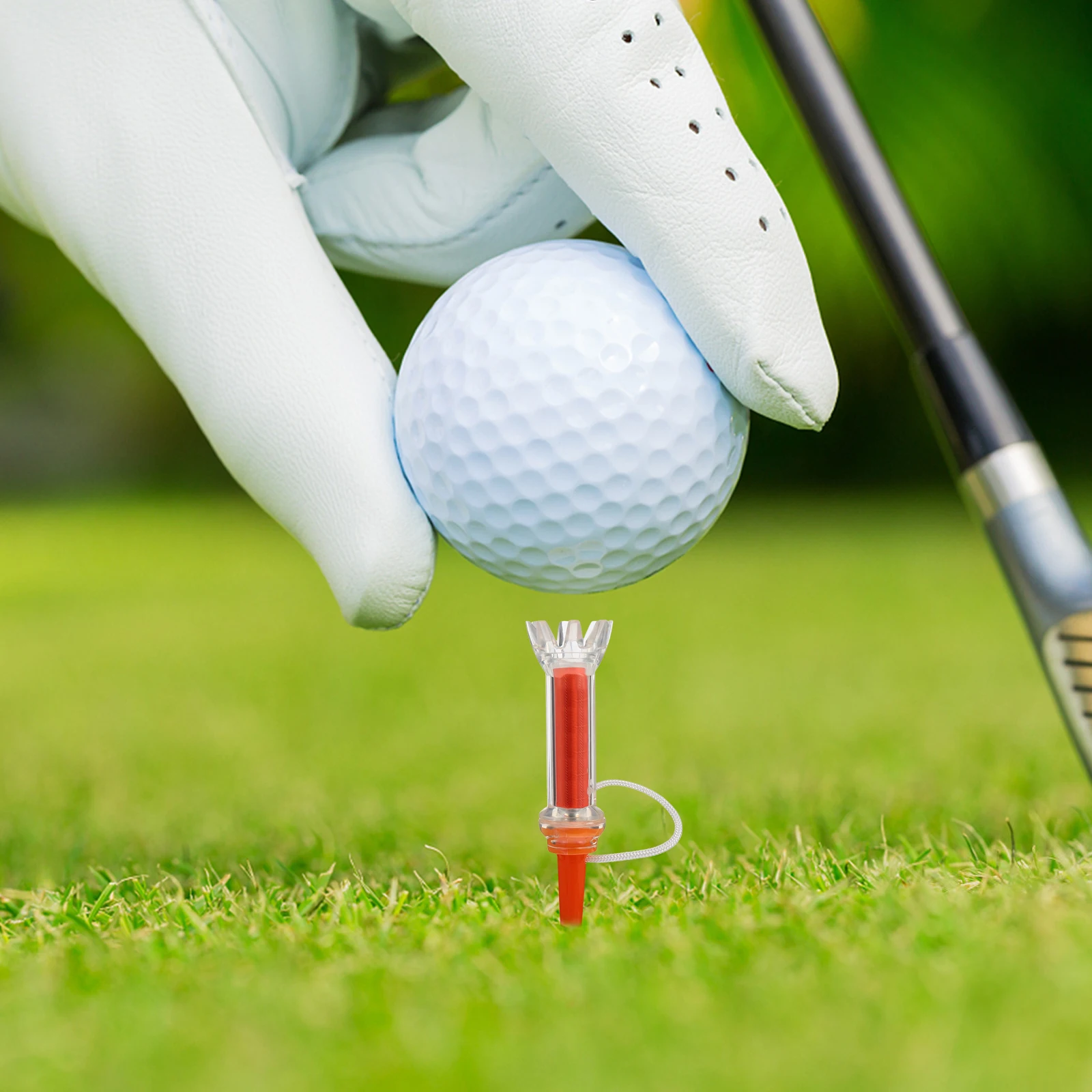 

Golf Plastic Claw Shape Ball Holder Lightweight Portable Bright Color Golfs Tees Accessories Supplies Tool Gear Marker Item