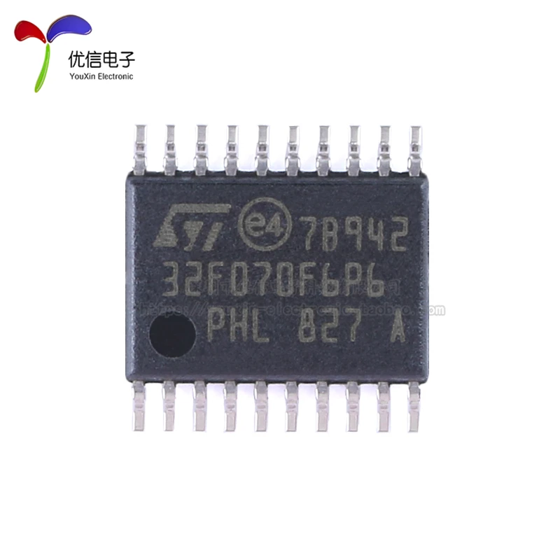 Free shipping  STM32F070F6P6 TSSOP-20 ARM Cortex-M0 32MCU     10PCS