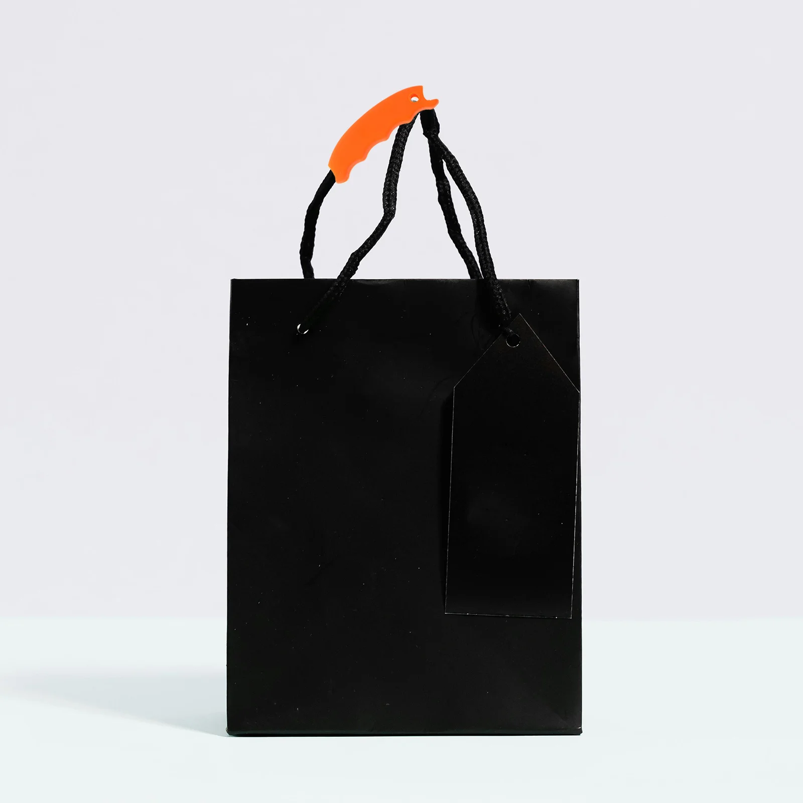 Silicone Grocery Bag Holder 9x2.3x2.5cm Orange Fish Shape Labor-Saving One-Trip Grip Carrier with Keyhole for Shopping Kitchen