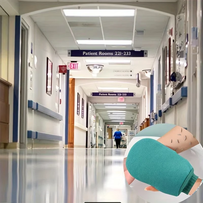 

Bath Towel Exfoliating Gloves for Dead Skin Bathroom Peeling Gloves for Shower Spa Massage Body Scrub