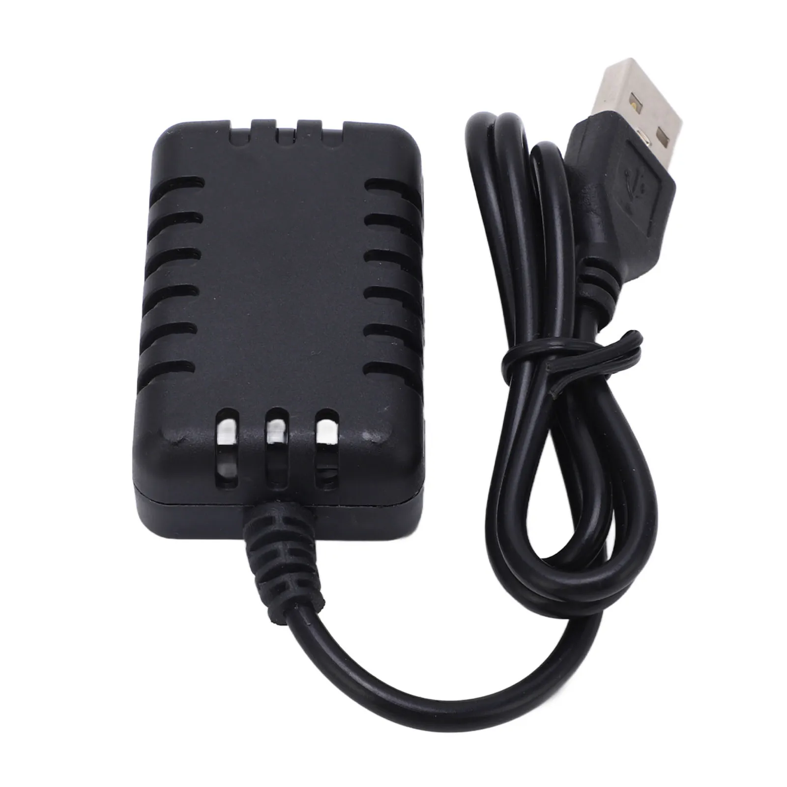 Chargeur d'équilibre de batterie LiPo 2 en 1 7.4V, chargeur USB noir Portable en plastique avec voyant lumineux pour voitures et bateaux Wltoys RC