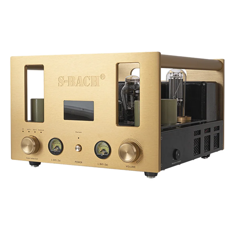 SBH-07 S-BACH HiFi двухканальный односторонний ламповый ламповый 300B Push 845/211 Push Bile Machine Power Amp 4 Ом + 8 Ом/35 Вт/25 Вт класса A