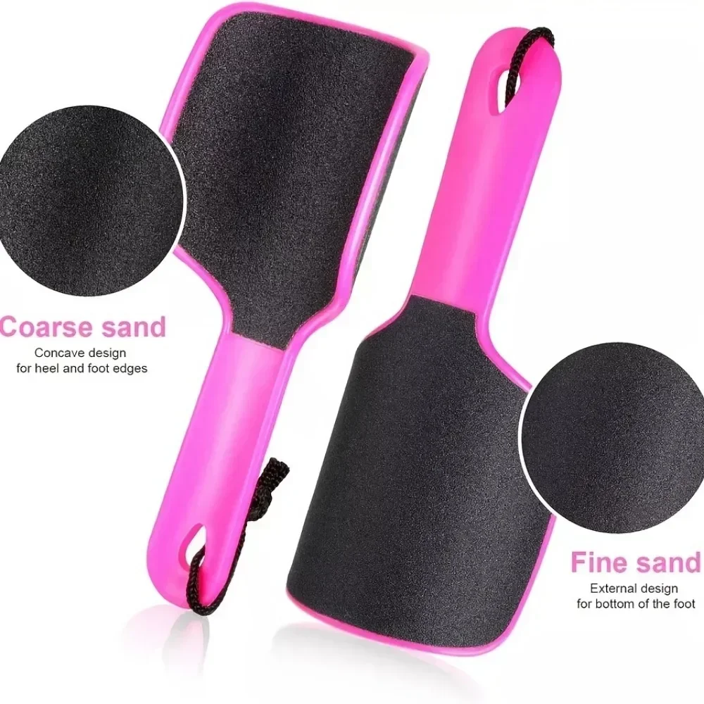 Lima per piedi curva a forma di U Raschietto per rimozione calli Scrubber per piedi Strumento per pedicure Rimuovere la pelle morta per talloni Strumento per la cura dei piedi Prodotto