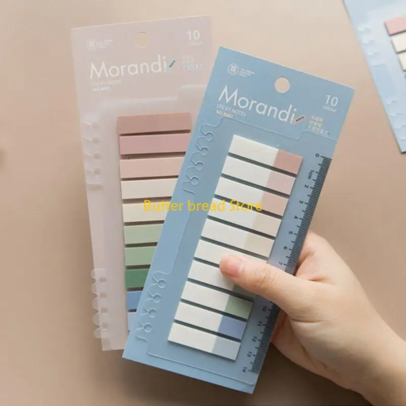 W89C 60/120/200 Sheets PET Planner Stickers Index Tabs Flag Stationery Sticky Notes School Supplies