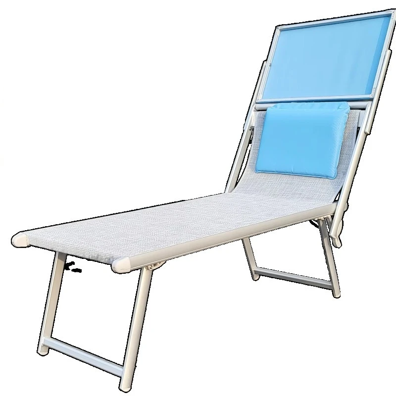 

Semi-automatic cordless sunbeds with high legs and top heads are suitable for beach hotels and gardens