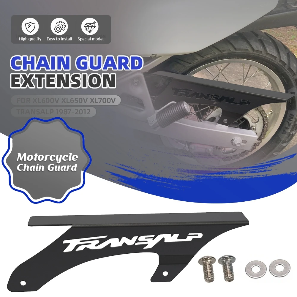 

Motorcycle Accessories Rear Sprocket Guard Chain Cover Protector For Honda XL600V XL650V XL700V Transalp 1987-1996-2006-2012