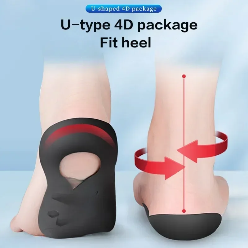 Flat Foot O-Shaped Legs Insole  Shoes Correction Arch Support Plantar Fasciitis Orthopedic Insoles Men/Women Foot Care Insert