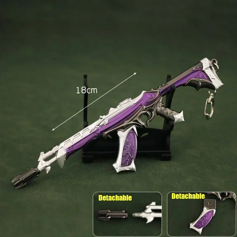 

Valorant Guns Toys Prop Reaver Vandal 18cm Detachable Metal Safe Model Game Bali Song Peripherals Samurai Weapon Boys Toy Knife