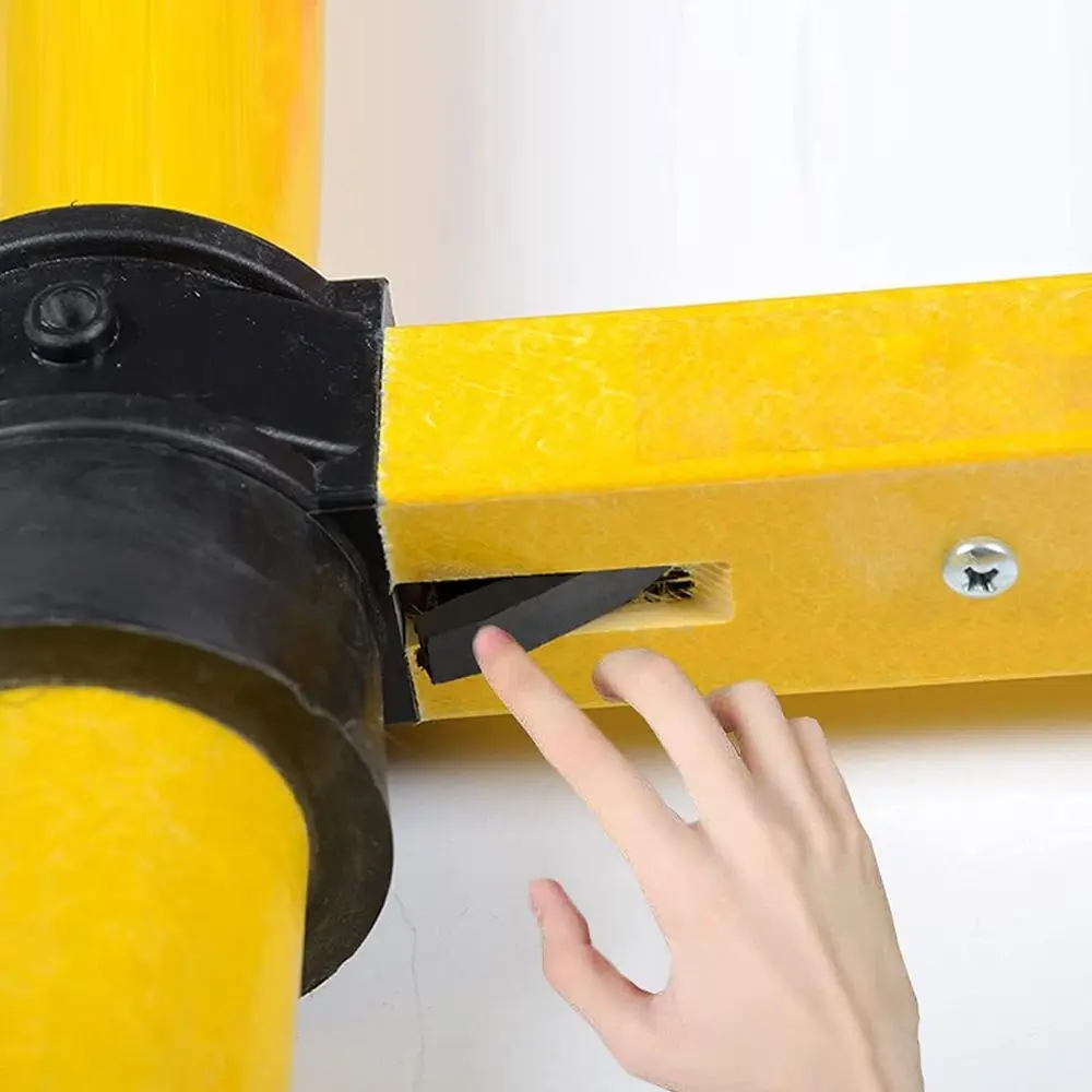 

Непроводящая телескопическая лестница из стекловолокна, 6,6 футов, для электромонтажных работ на открытом воздухе, коммерческого класса (без крюков)