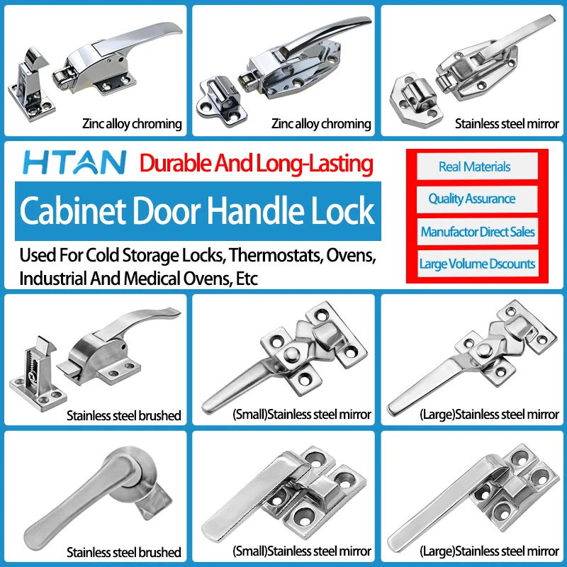 

Industrial Heavy-Duty Freezer Warehouse Door Handle Constant Temperature Box Oven Handle Lock Medical Equipment Cabinet Lock