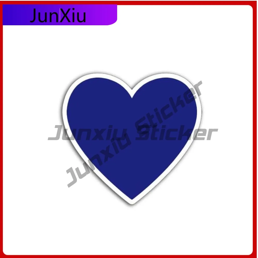 

Blue Heart Democratic Support Sticker Vinyl Decal Political Pride Waterproof Anti Scratch Exterior Camper Van Stickers And Decal