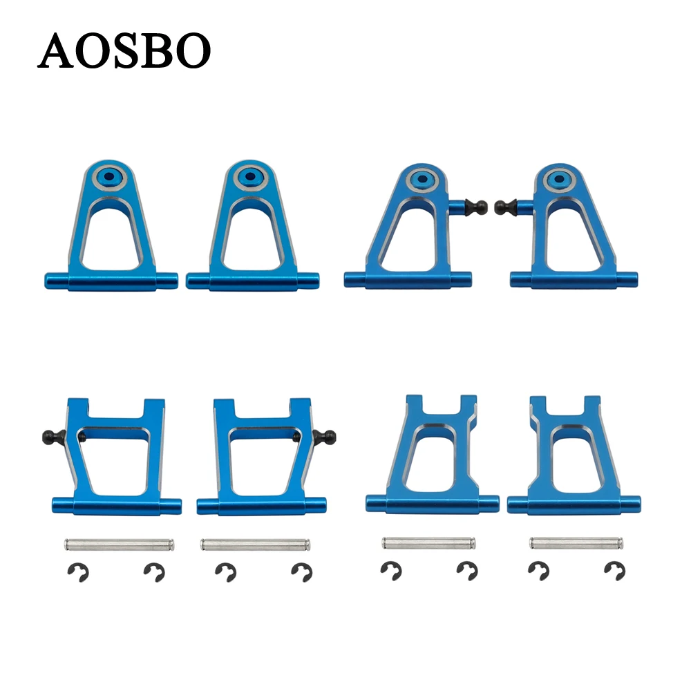 Metal Upgrade Parts Kit Front Rear Suspension Arm Assembly for Tamiya TT01 TT-01 1/10 RC Car Upgrade Parts