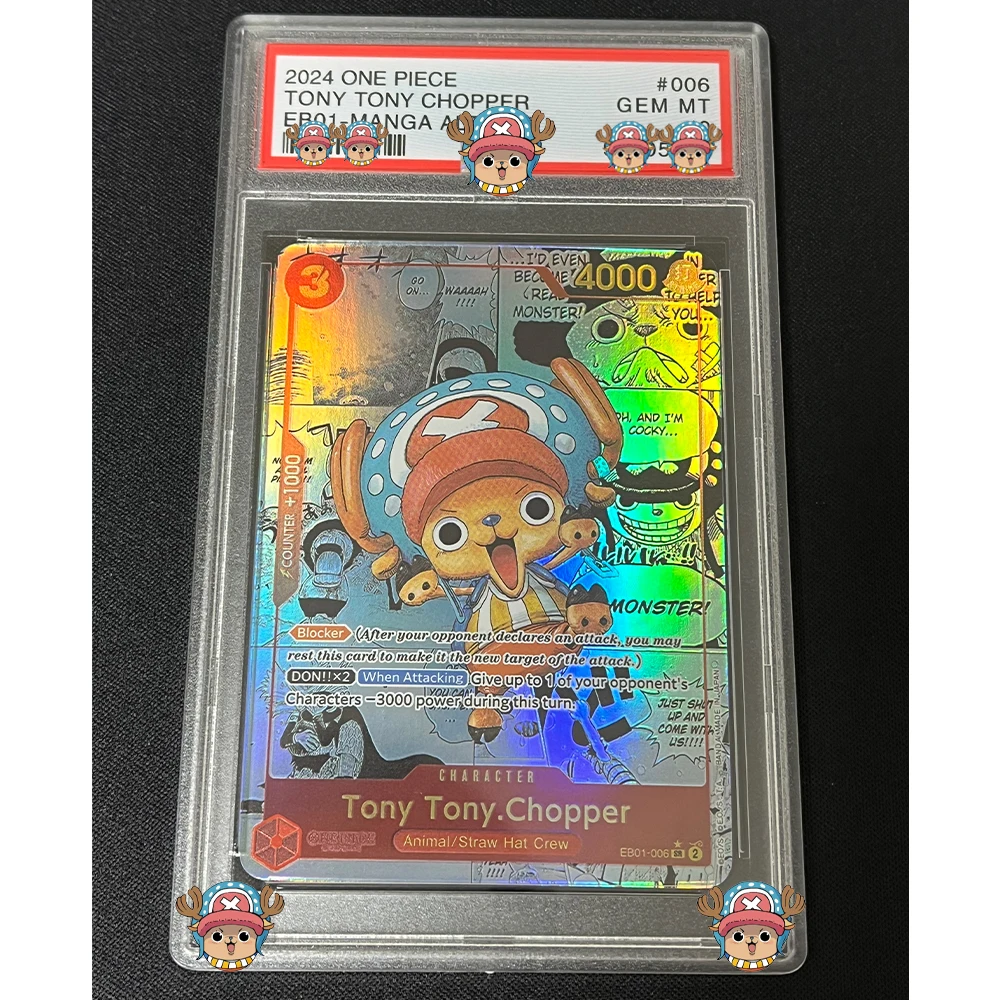 Anime OPCG Graded Collection Card Version anglaise 2024 BOA HANCOCK TONY TONY CHOPPER OP07-MANGA ALT.ART GEM Stuff 10 Cadeaux pour enfants