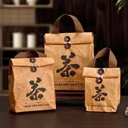 Chinese Yunnan High end Tea Packaging Bag White Tea Pu erh Tea Handbag 250g/500g Self sealing Bag Tea Packaging Box