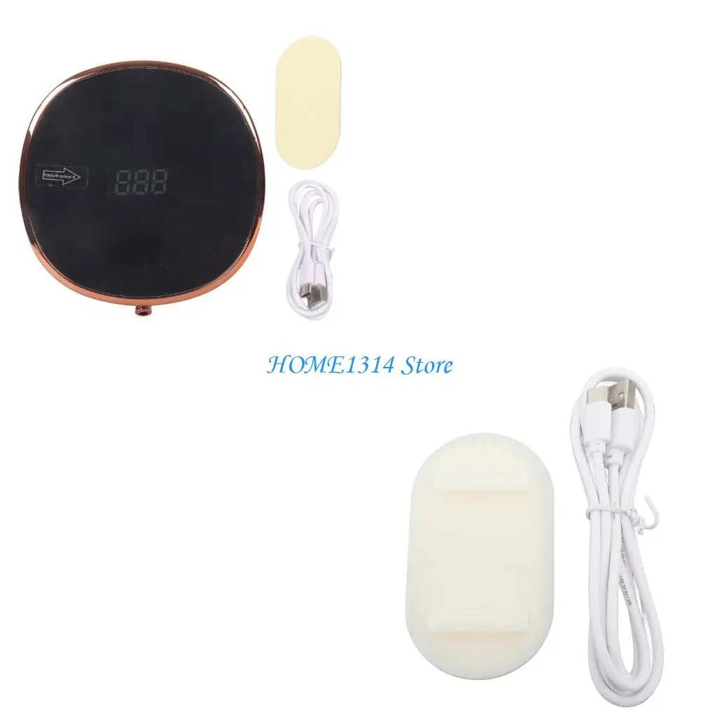 

M6CE Компактный настенный автоматический дозатор мыла с USB-зарядкой, гигиенический сенсорный дизайн, без дизайна, для в домах