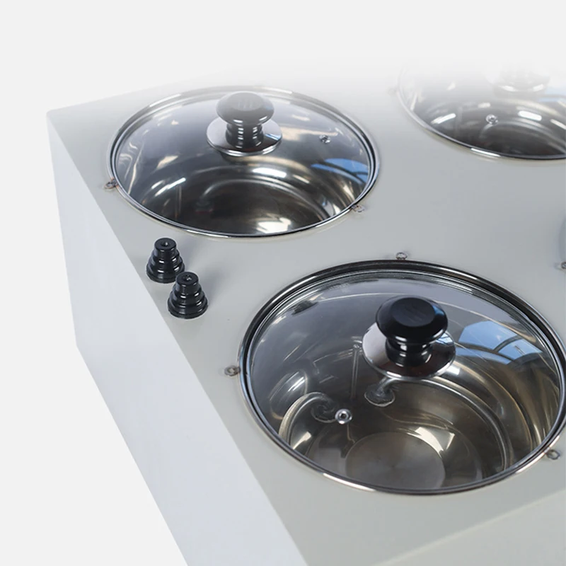 2/4 Holes Electro-thermal Constant Temperature Magnetic Stirring 220V Water Bath Oil bath Stainless Steel Laboratory Equipment