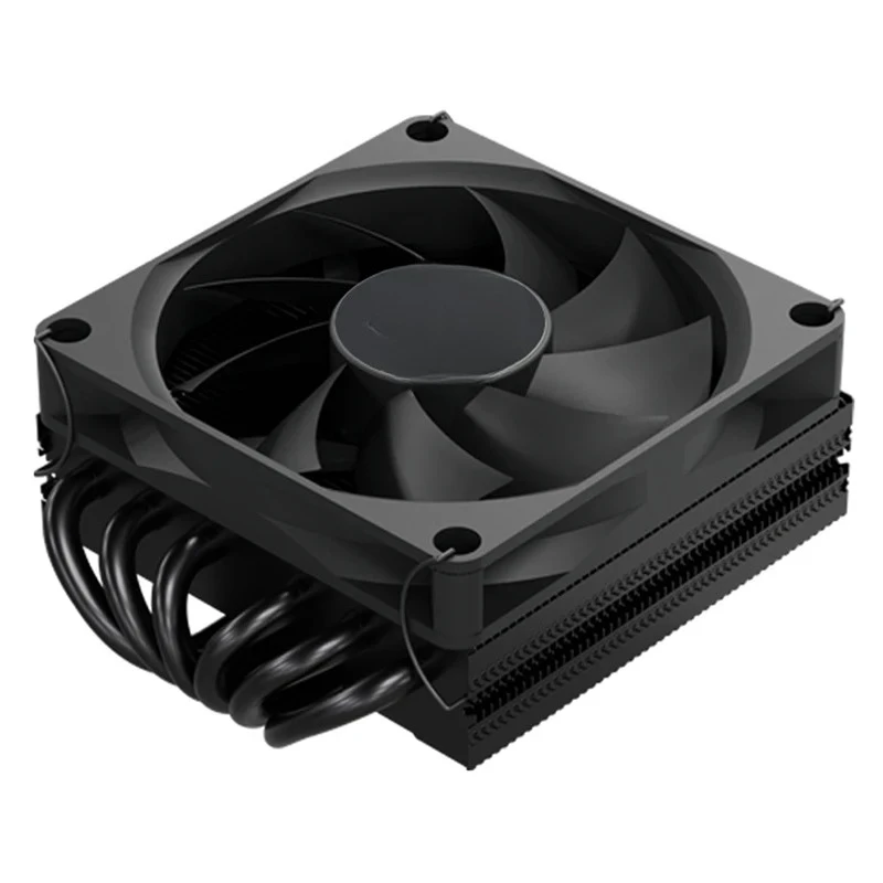 DH450 45mm Low Profile CPU Cooler 6 Heatpipes ITX CPU Radiator 9CM PWM Fa