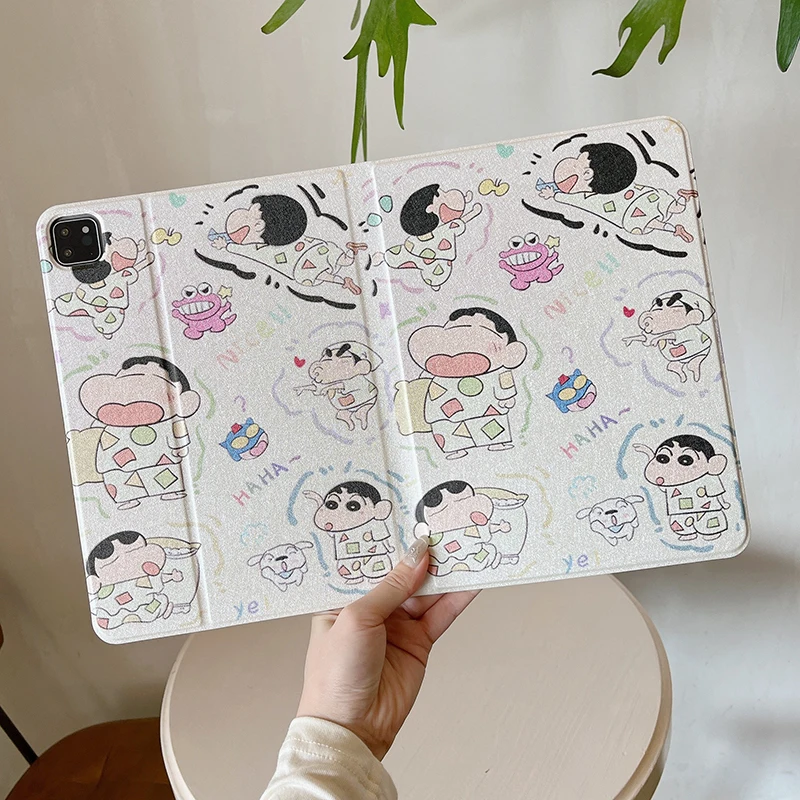 Crayon Shin-chan Ipad Case for 10th Generation 10.9inch 9/7/8th 10.2in Case Air4/5 Mini4/5 7.9inch Tablet Case Coque Capa Funda
